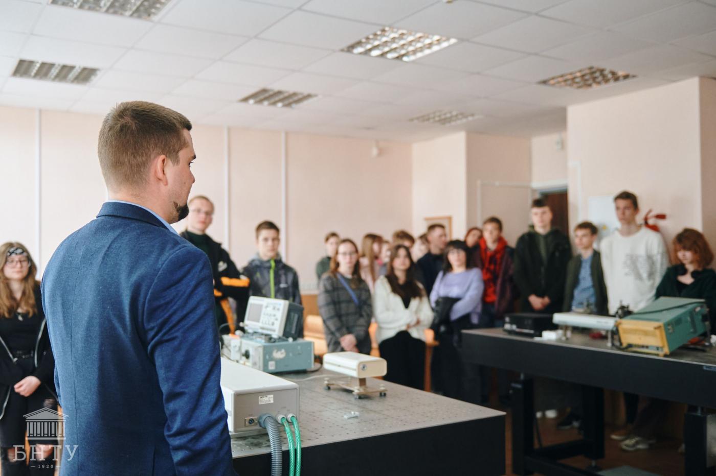 Профориентационное мероприятие-экскурсия «Знакомство с БНТУ» для учащихся гимназии № 1 г. Витебска имени Ж. И. Алфёрова